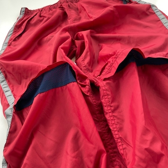 VINTAGE Abercrombie & Fitch Men's Red Paratrooper Gym Issue Pull On Pants XL - Picture 8 of 15